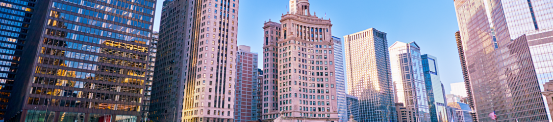 Chicago City Skyline downtown